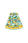 Dolce & Gabbana Kids Skirt with motif of fruits