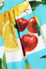 Dolce & Gabbana Kids Skirt with motif of fruits