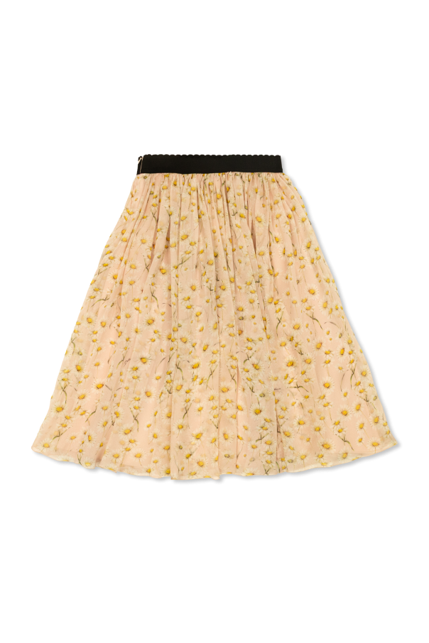 Dolce & Gabbana Kids Rock mit Blumenmuster