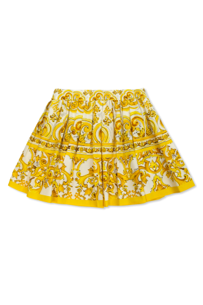 Skirt with `barocco` print