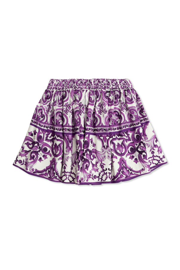 Dolce & Gabbana Kids Patterned skirt