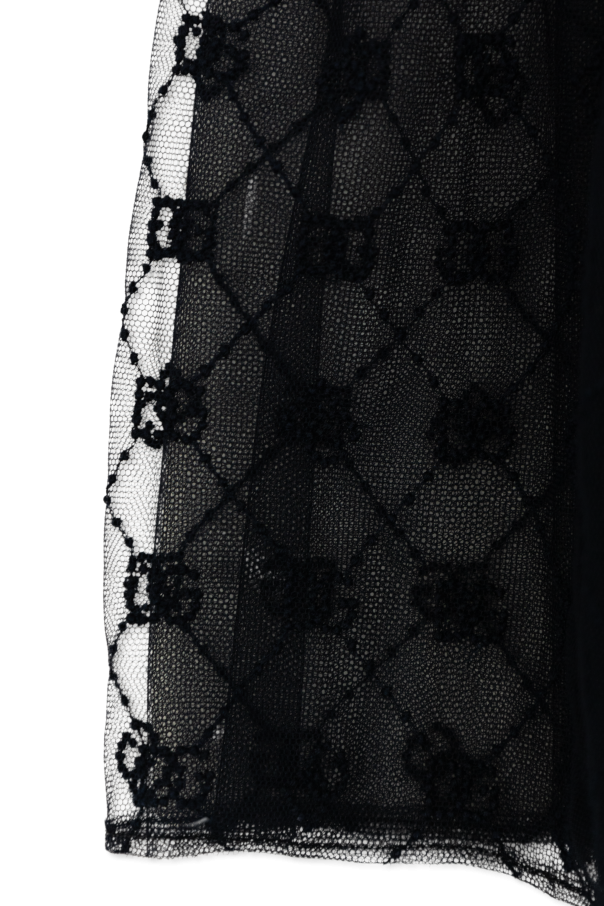 Dolce & Gabbana Kids Tüllrock mit Monogramm