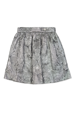 Spódnica z lureksową nicią