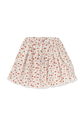 Falda con estampado floral
