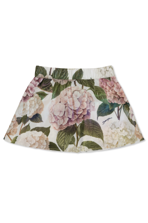 Falda con estampado floral