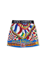 Dolce & Gabbana Kids Printed skirt in cotton