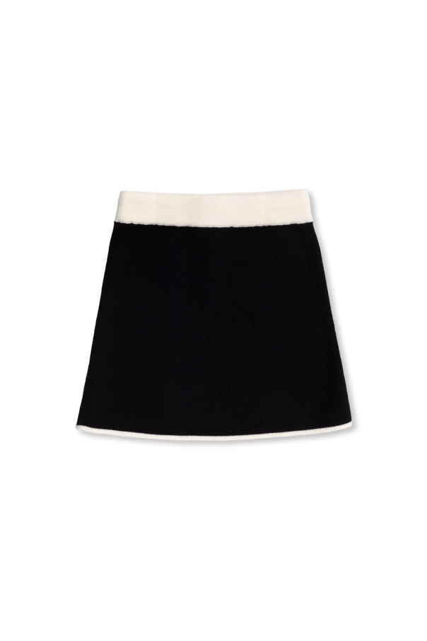Dolce & Gabbana NS1 Sneaker in Black Wool skirt