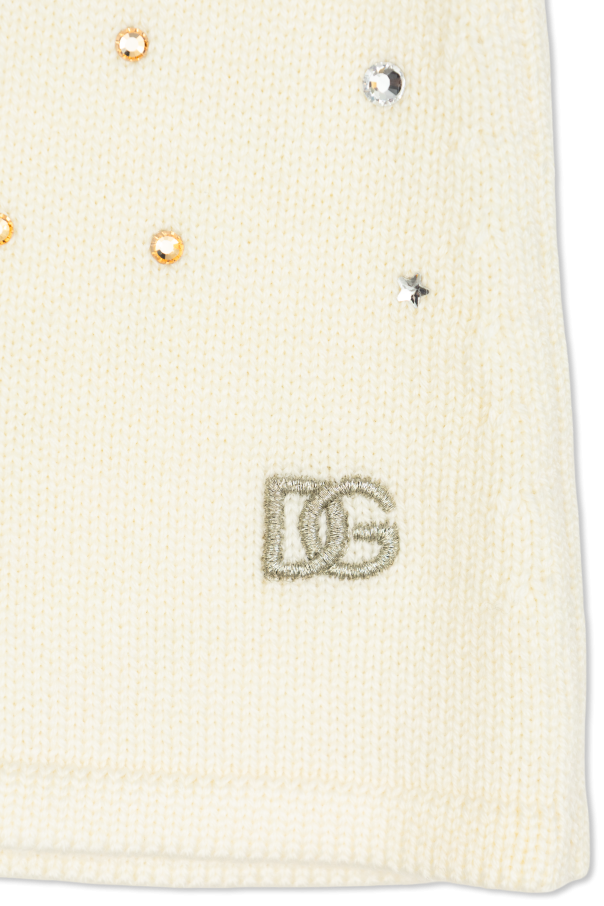 Dolce & Gabbana Kids Rock mit glänzenden Kristallen