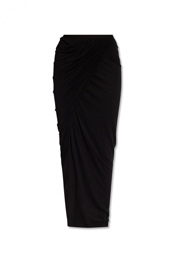 Rick Owens Lilies ‘Vered’ draped skirt