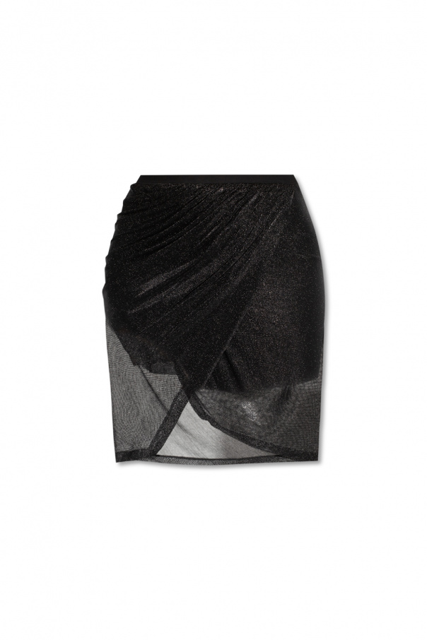 Rick Owens Lilies CLOTHING WOMEN ‘Vered’ asymmetrical skirt