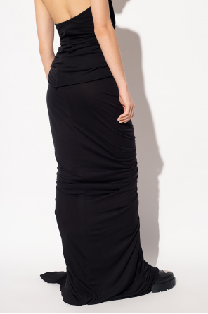 Rick Owens Lilies Ruched skirt