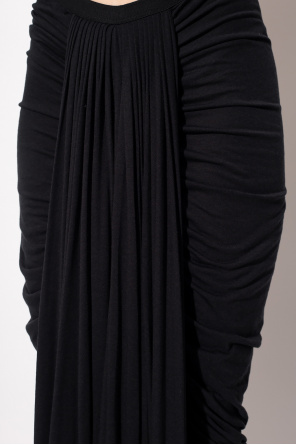 Rick Owens Lilies Ruched skirt