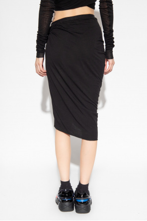 Rick Owens Lilies ‘Vered’ asymmetric skirt