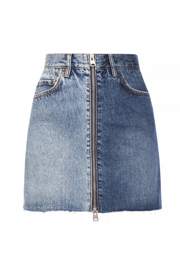 AllSaints ‘Lomo’ raw-trimmed denim skirt | Women's Clothing | Vitkac