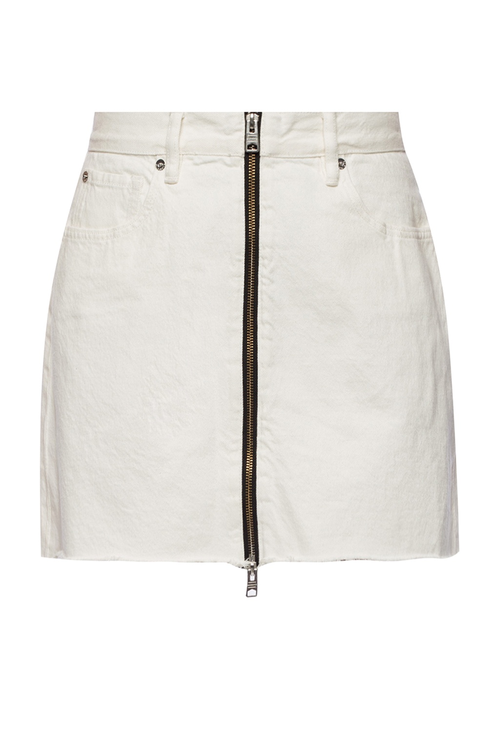 white denim skirt canada