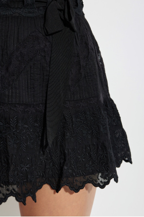 LoveShackFancy Falda "Nerina"