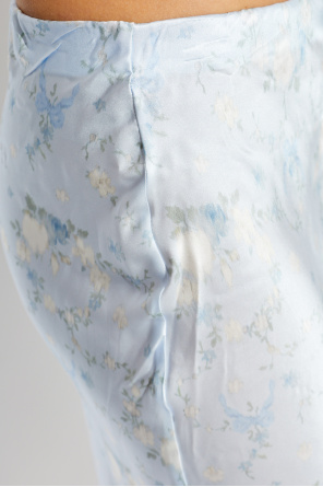 LoveShackFancy Silk skirt ‘Kalo’