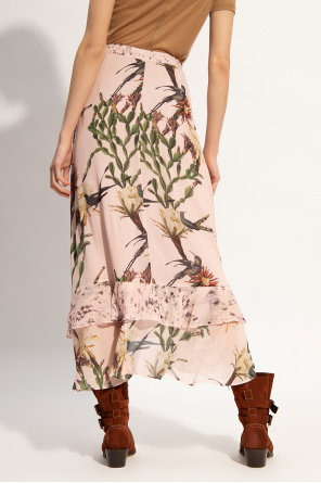 AllSaints ‘Luca’ printed skirt