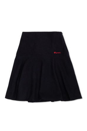 Falda con logo bordado