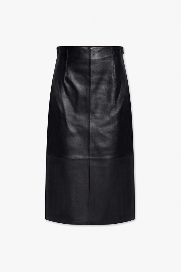 Theory Leather skirt