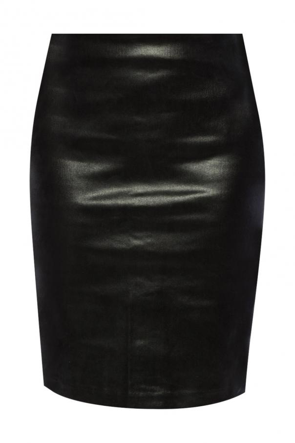 Black Waxed skirt AllSaints - Vitkac GB