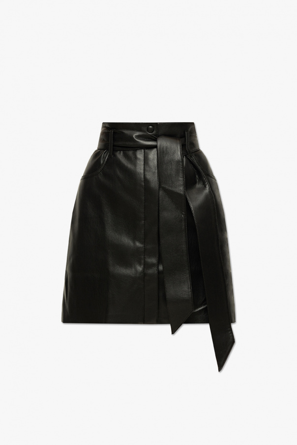 ‘Meda’ skirt in vegan leather od Nanushka