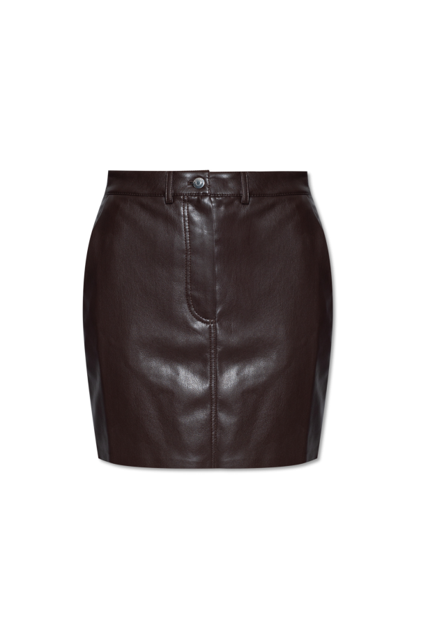 ‘miray’ skirt from vegan leather od Nanushka