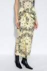 Nanushka YELLOW ‘Nicolet’ silk skirt