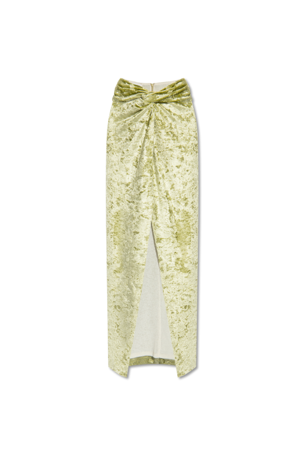 Nanushka ‘Carlene’ velour skirt