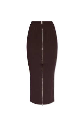 ‘meika’ ribbed skirt od Nanushka