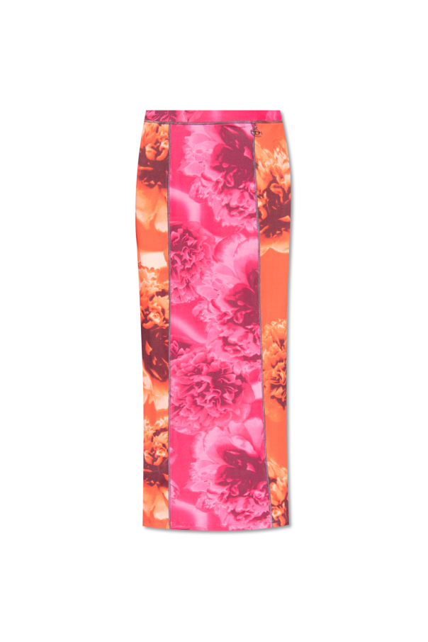 Diesel ‘O-CLAIRINNE’ skirt with floral motif