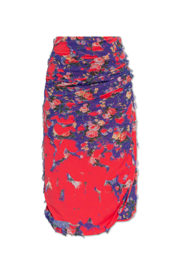 Diesel Skirt with floral pattern O-FLONNA