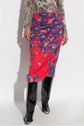 Diesel Skirt with floral pattern O-FLONNA