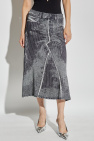 Diesel GREY Skirt with O-HANNA print