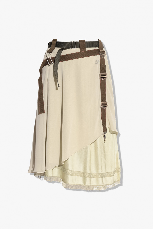 Diesel ‘O-LEILANI’ asymmetrical skirt