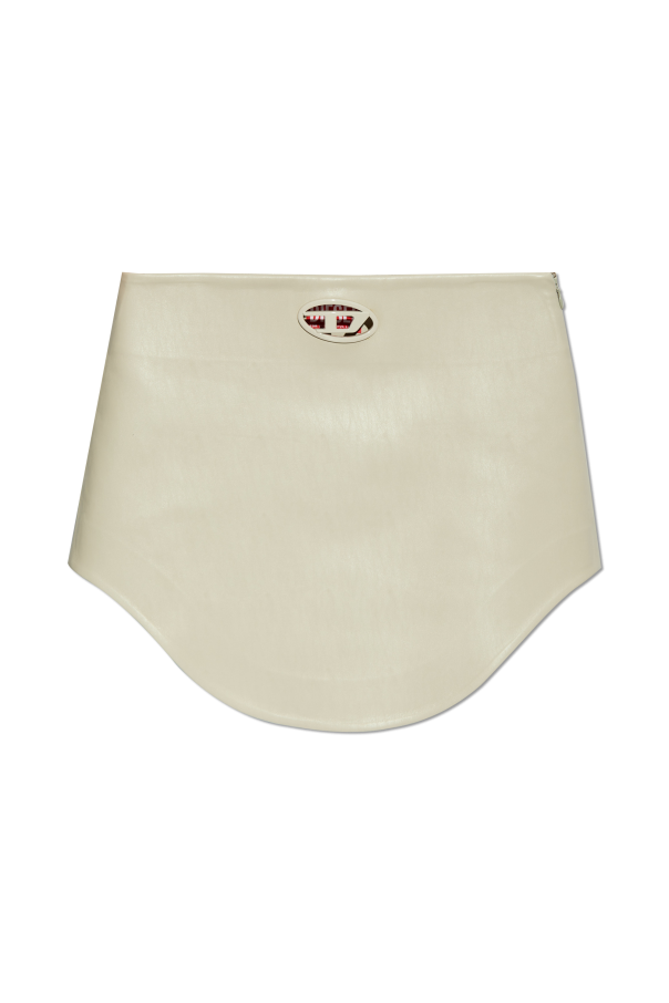 Diesel Skirt 'O-LIMPO' made of faux leather