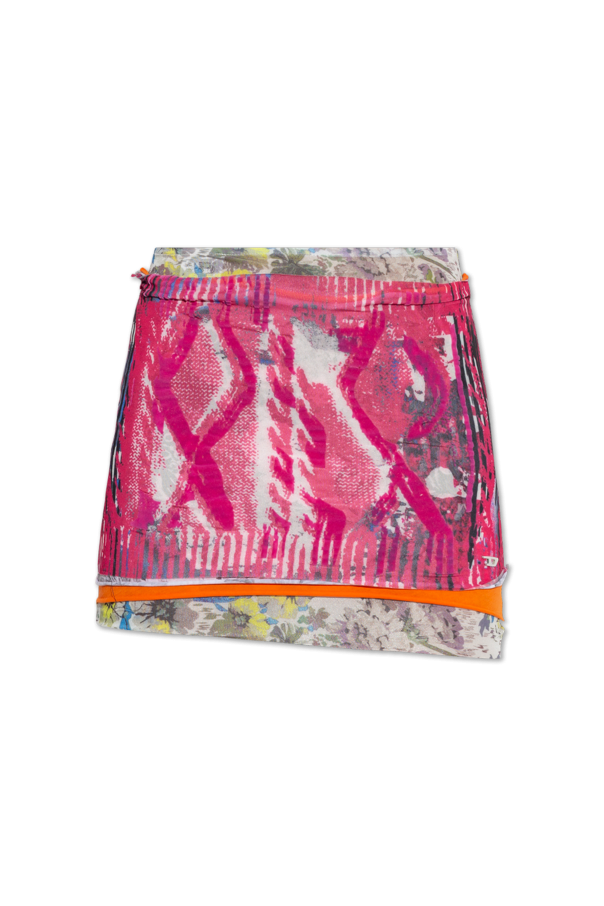 Diesel Skirt with O-PEONY print