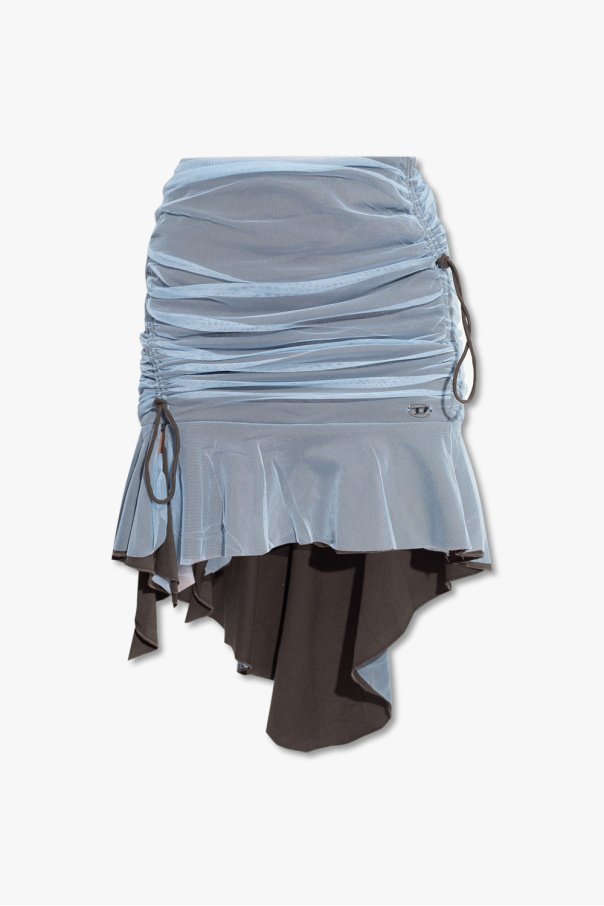 Diesel ‘O-RYT’ asymmetrical skirt