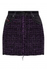 Diesel Raw edge denim skirt
