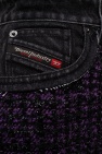 Diesel Raw edge denim skirt