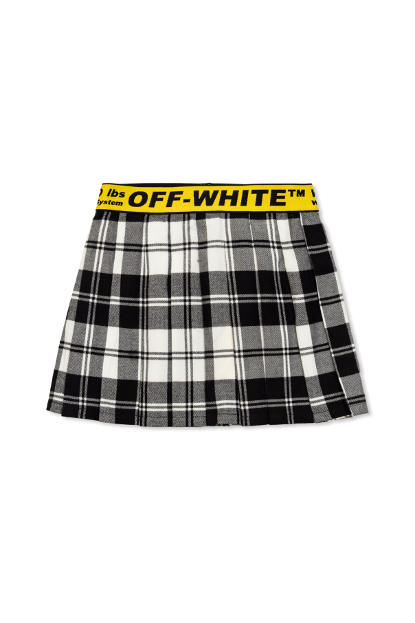 Pleated skirt in check, zdjęcie 1 Pleated skirt in check od Off-White Kids