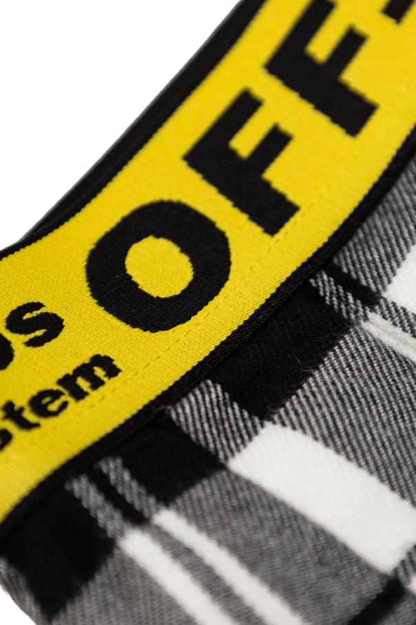 Off-White Kids Pleated skirt in check