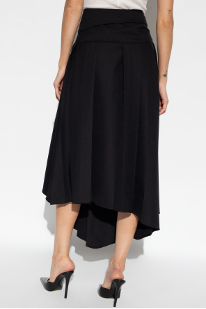 Off-White Pleated skirt with belt