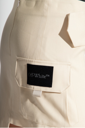 Off-White Asymetryczna spódnica