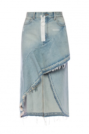 Asymetryczna spódnica jeansowa od Off-White