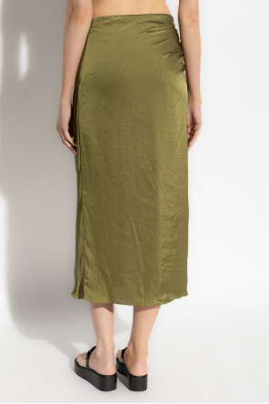 Theory Falda con terminado satinado