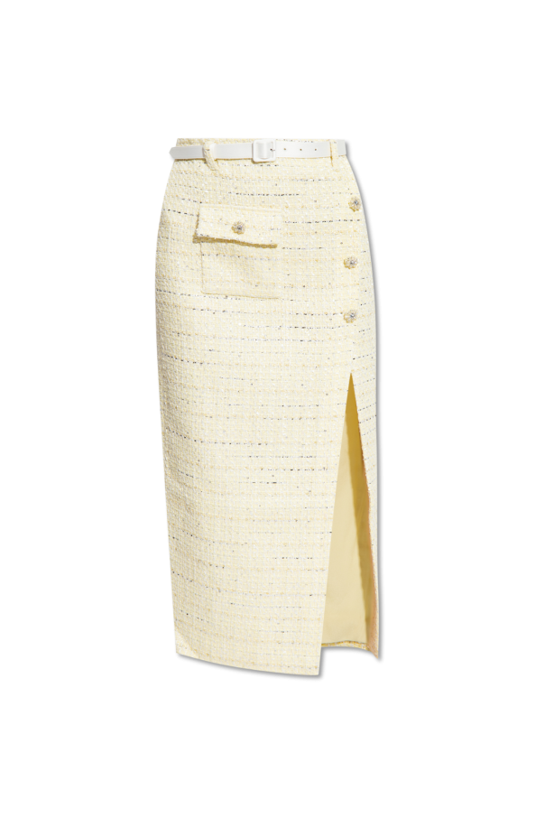 Self Portrait Tweed skirt with pocket