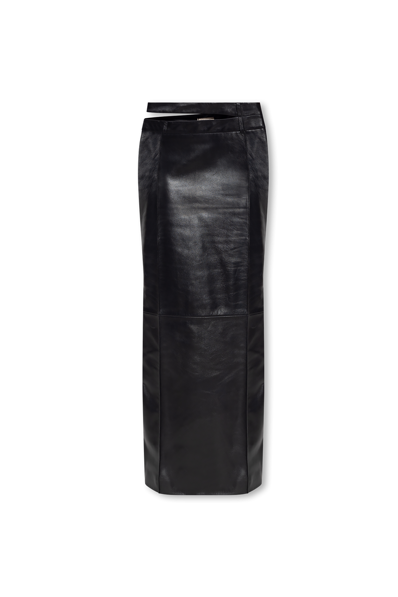 Black ‘Apart’ leather skirt The Mannei - Vitkac GB