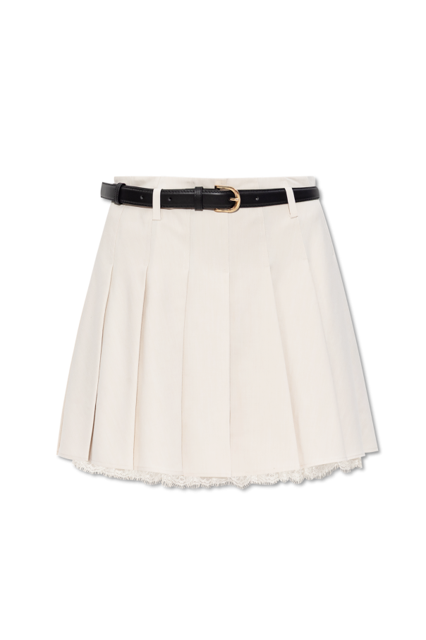 Pleated skirt with belt od Self-Portrait