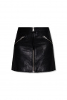 AllSaints ‘Piper’ short leather skirt